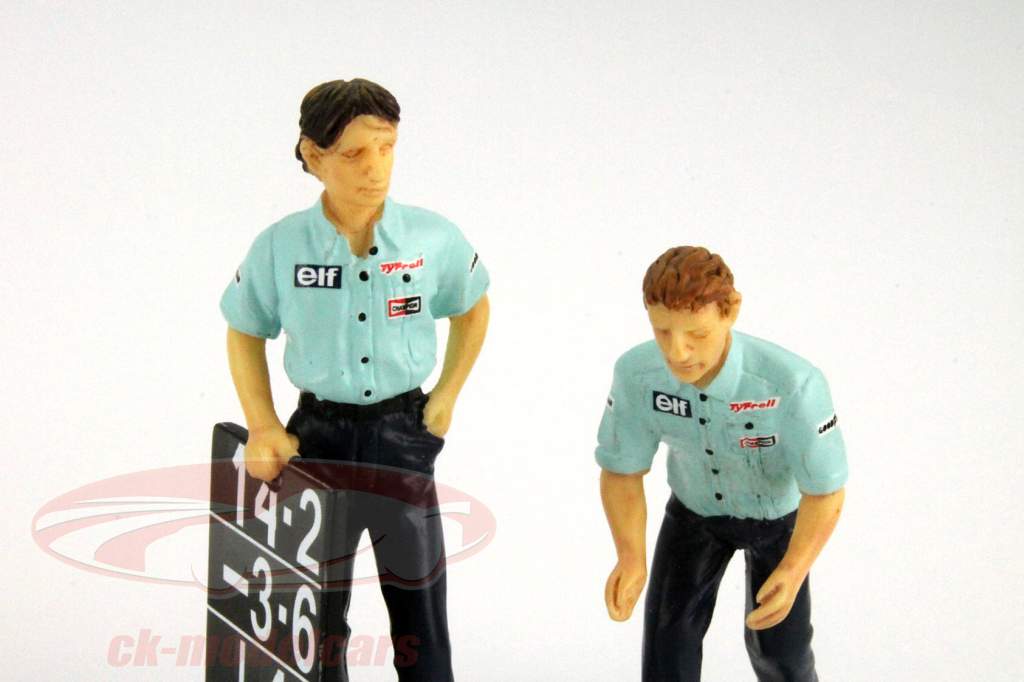 Team Tyrell フォーミュラ 1 ピットストップ 統計 セット 1:43 TrueScale