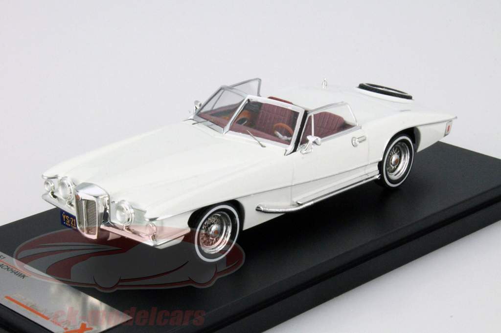 Stutz Blackhawk Convertible Año 1971 blanco 1:43 Premium X