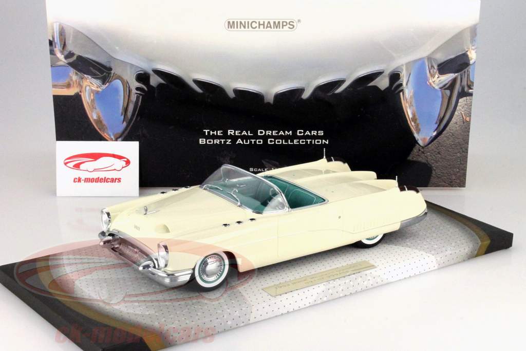 Buick Wildcat I Concept År 1953 hvid 1:18 Minichamps