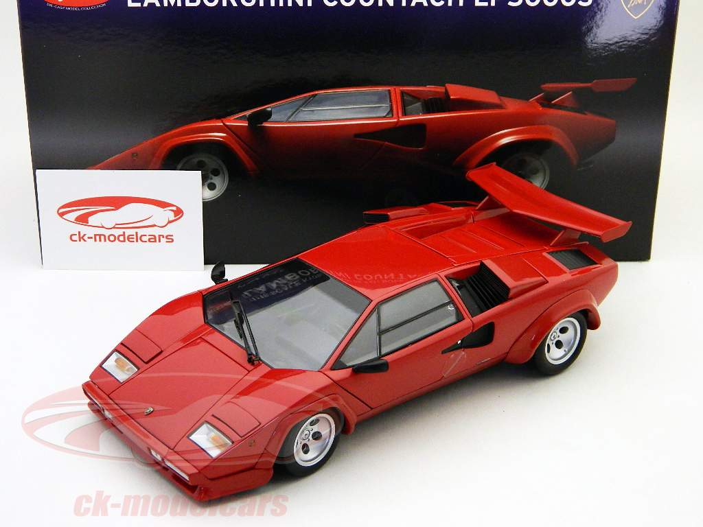Lamborghini Countach LP5000 S rouge / bleu Kyosho 1:18
