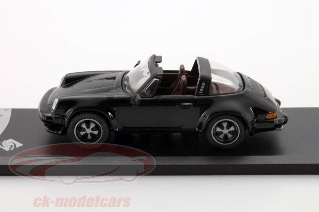 Porsche 911 Targa År 1977 sort metallic 1:43 Solido