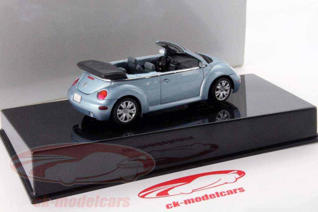 フォルクスワーゲン 新しい ビートル コンバーチブル スピード 青 1:43 オートアート