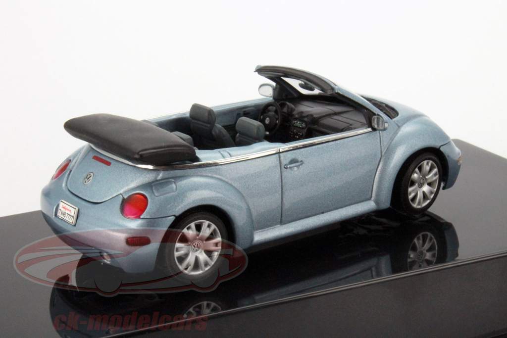 フォルクスワーゲン 新しい ビートル コンバーチブル スピード 青 1:43 オートアート