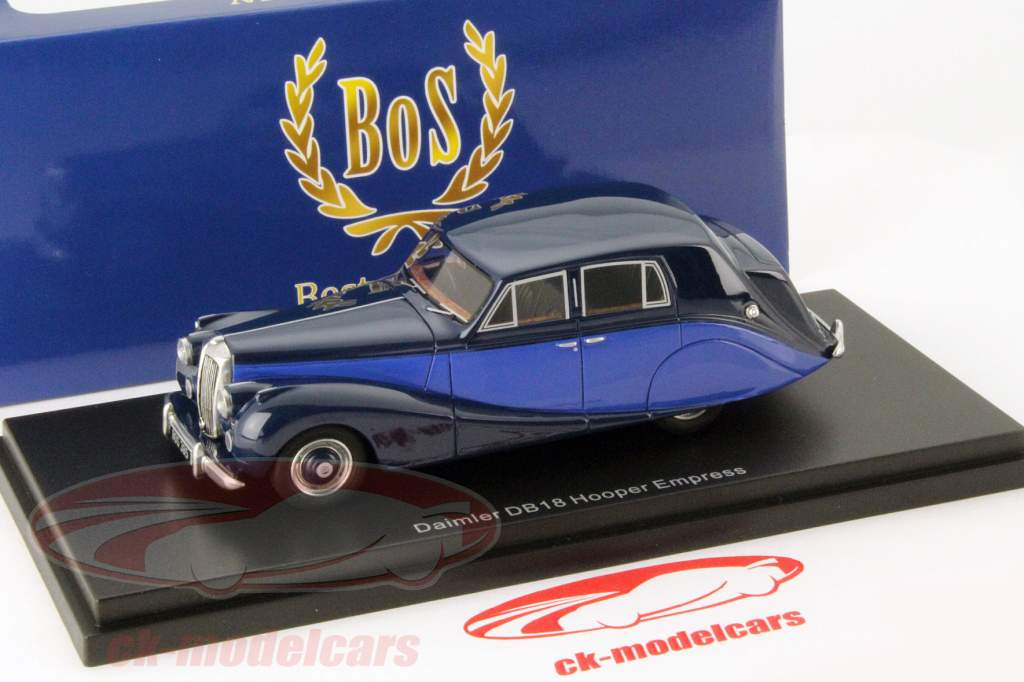 Daimler DB18 Hooper Empress blå / mørkeblå 1:43 BoS-Models