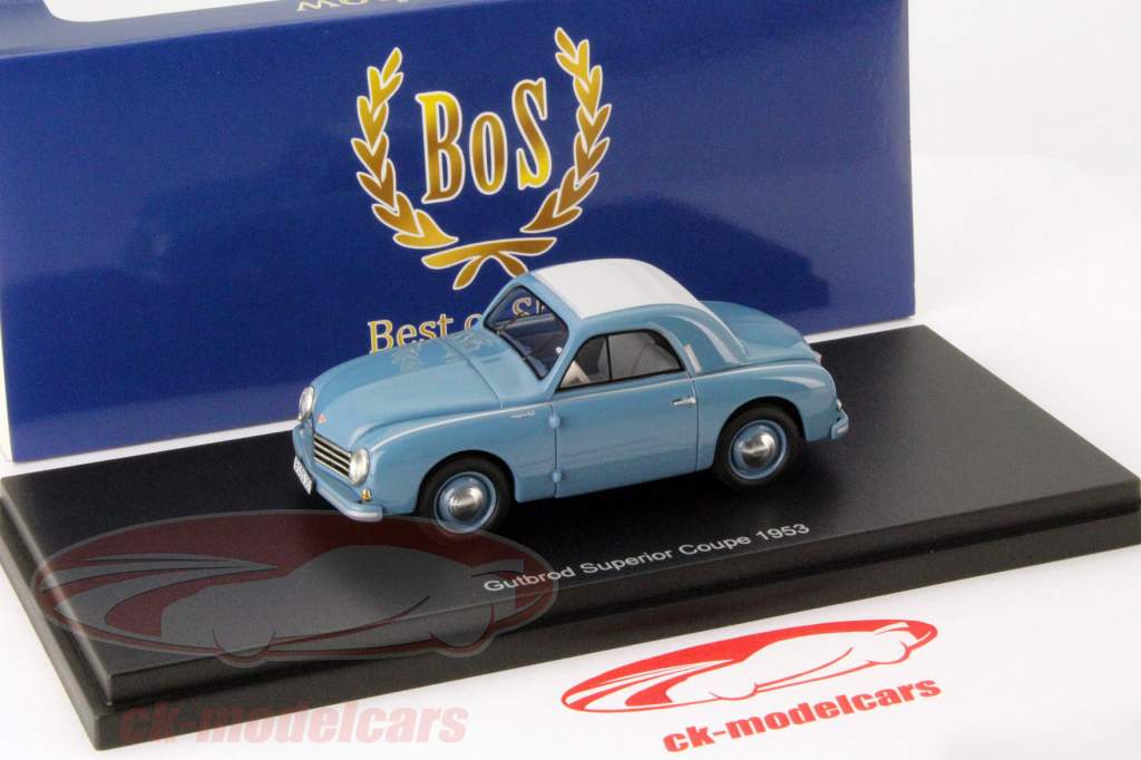 Gutbrod Superior Coupe azul / branco 1:43 BoS-Models