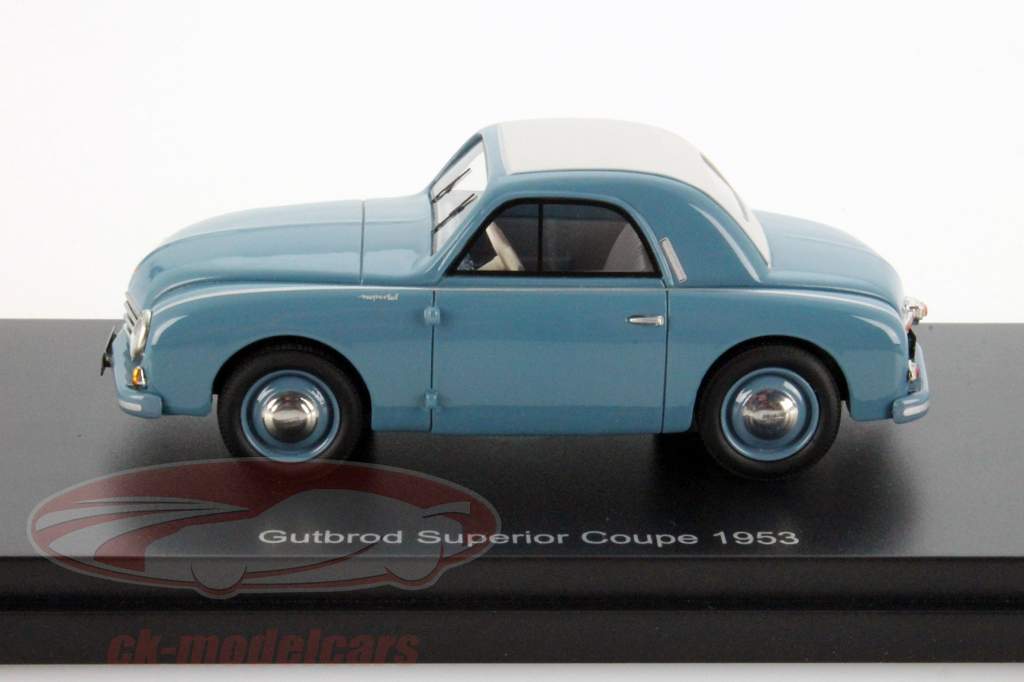 Gutbrod Superior Coupe azul / blanco 1:43 BoS-Models