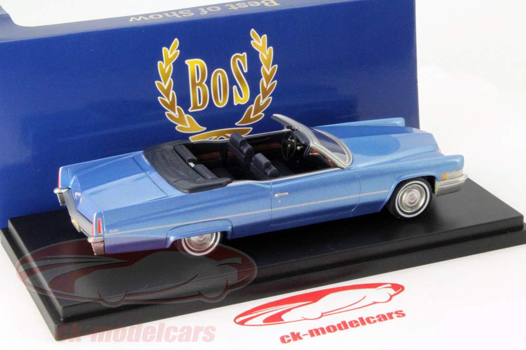 凯迪拉克 de Ville 敞篷 浅蓝金属色 1:43 BoS-Models
