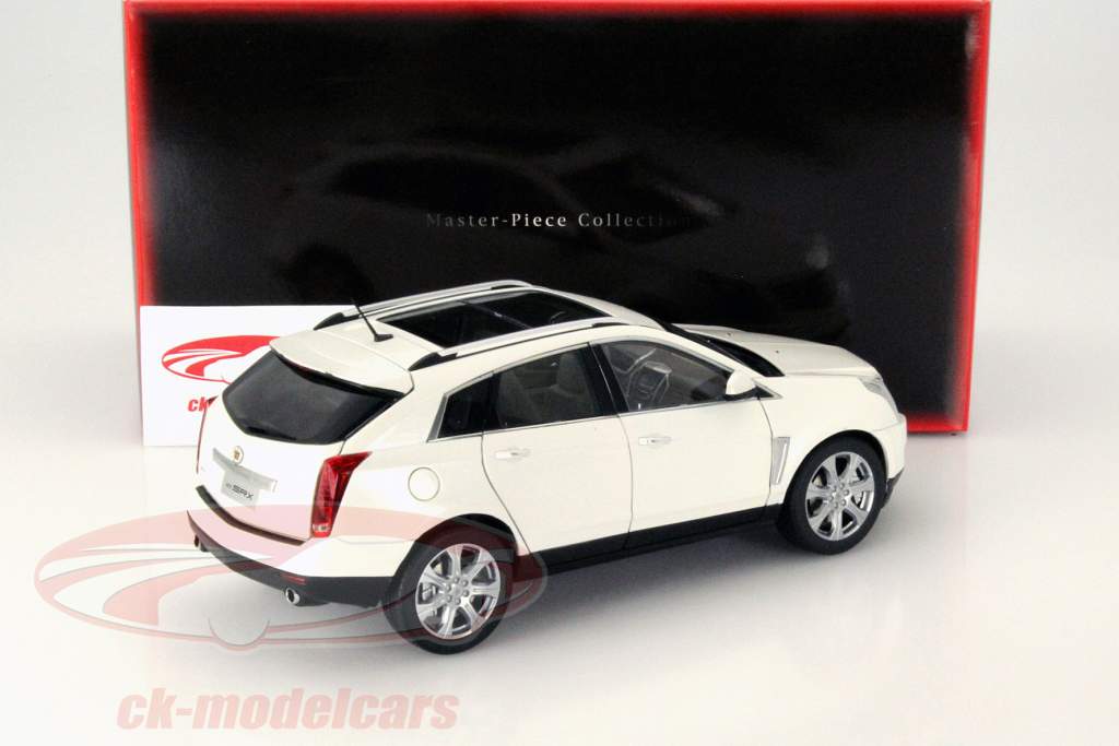 Cadillac SRX Crossover ano 2014 branco 1:18 Kyosho