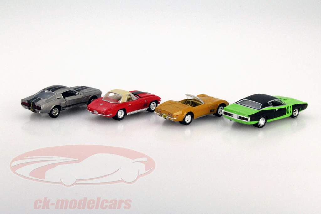 Gone in 60 seconds 4-Car Fixé 1:64 Greenlight