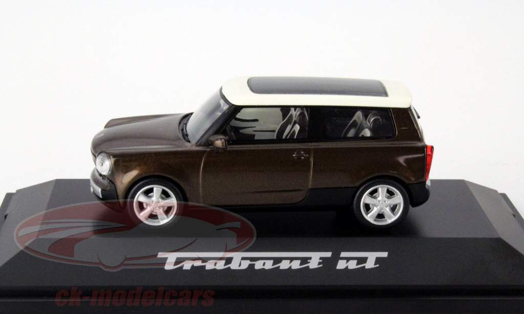 特拉贝特 Trabant nT 褐金属色 1:43 Herpa