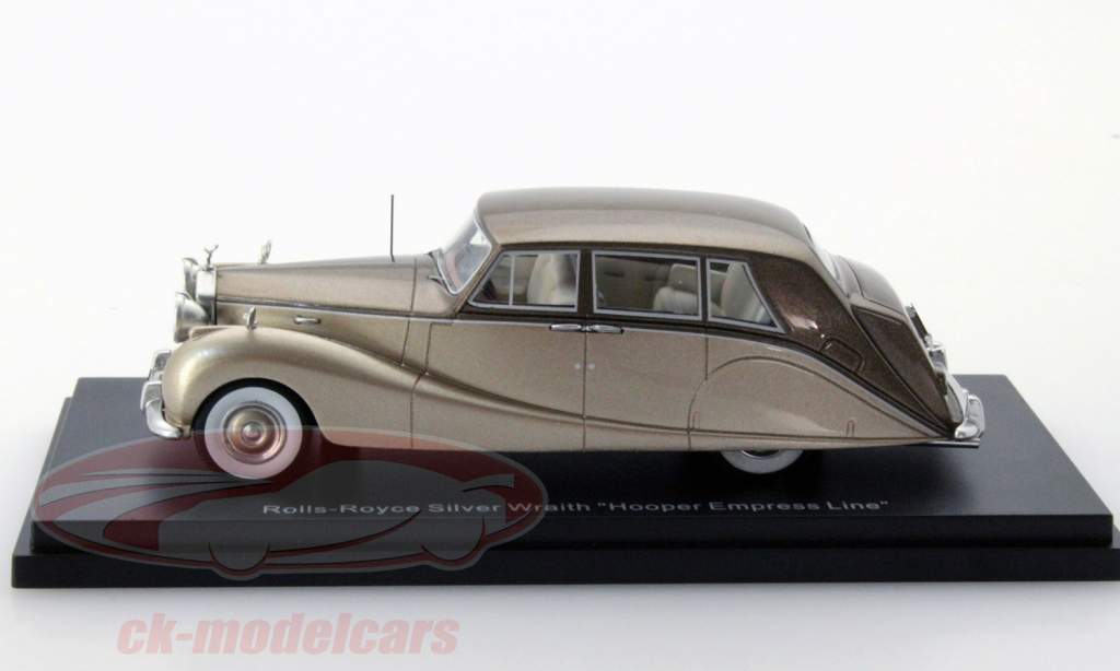 Rolls-Royce Silver Wraith Hooper Empress Line beige metallic 1:43 BoS-Models
