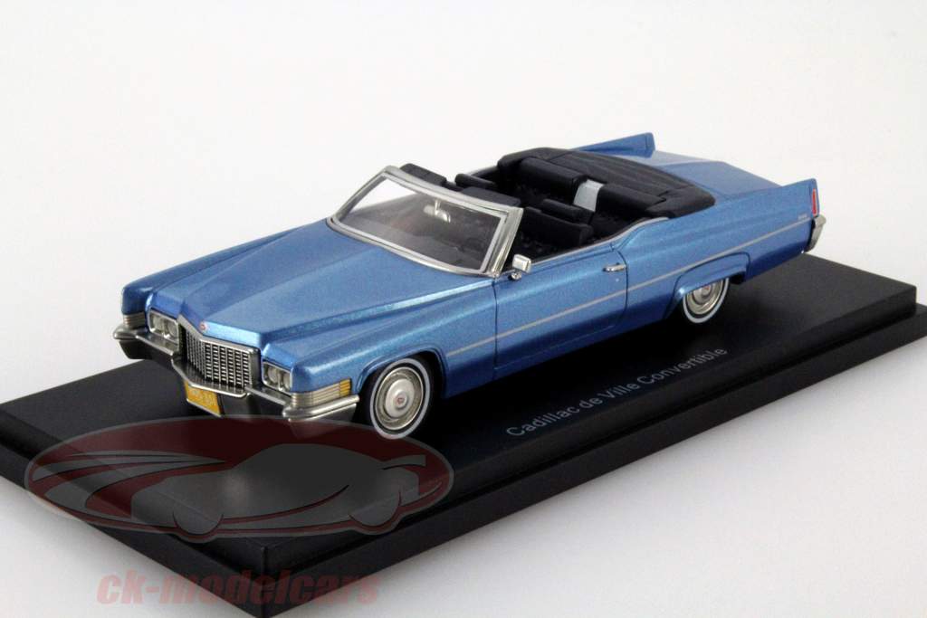 Cadillac de Ville Convertible ライトブルー メタリック 1:43 BoS-Models