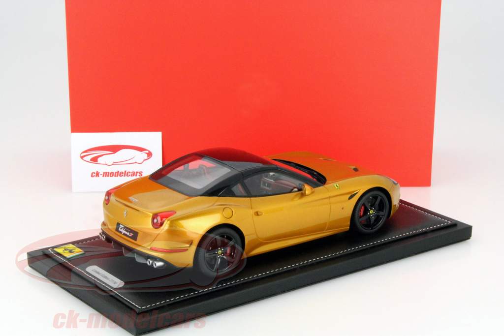 法拉利加州 T 2014年  黄/ 黑色 1:18 BBR