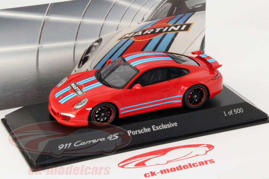 保时捷911卡雷拉4S 马天尼红色 1:43 Spark