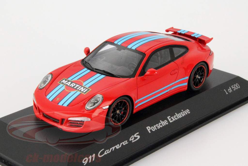 Porsche 911 Carrera 4S Martini rot 1:43 Spark