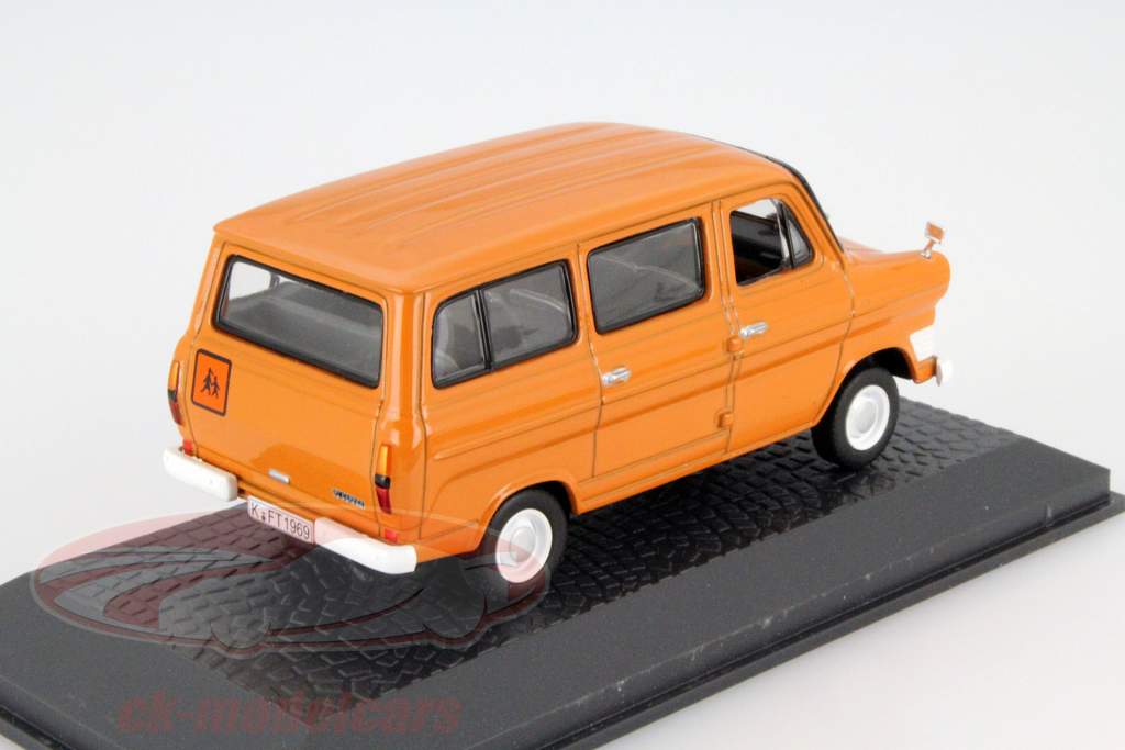福特 全顺 Ford Transit 1969年 橙色1:43 Atlas