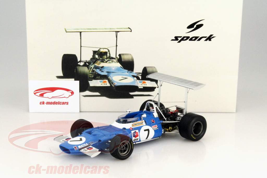 スパーク製　マトラＭＳ８０　1／１８　１９６９フランスグランプリ　ベルトワズ仕様 スパーク製 マトラMS80 1／18 1969フランスグランプリ