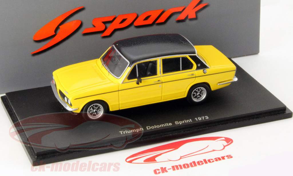 Triumph Dolomite Sprint 年 1973 黄色 / 黒 1:43 Spark