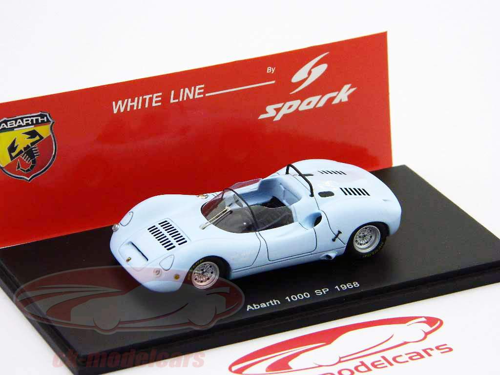 阿巴特 1000 SP 1968 蓝色 / 蓝色 1:43 火花 白 线
