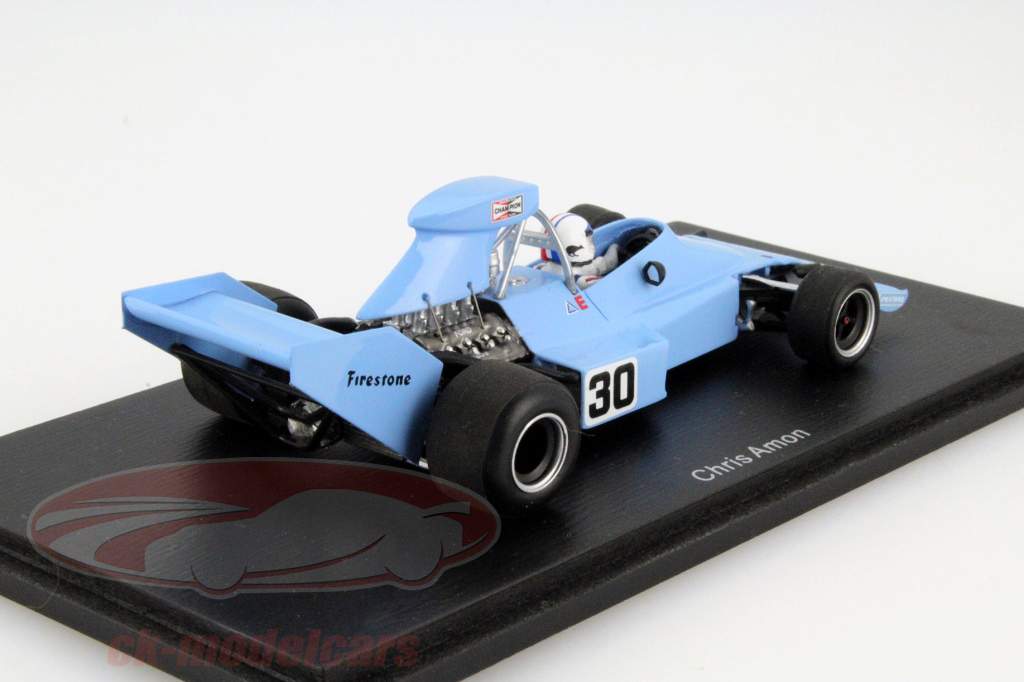 Chris Amon Amon AF101 #30 España GP Fórmula 1 1974 1:43 Spark
