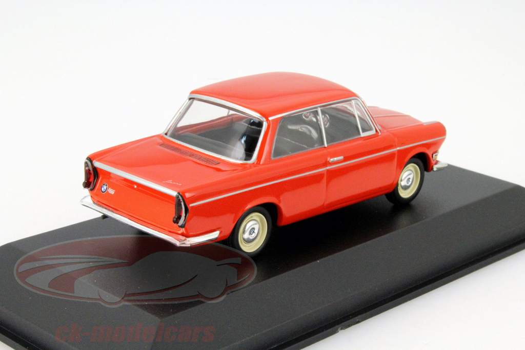 BMW 700 LS Byggeår 1960 oleander rød 1:43 Minichamps