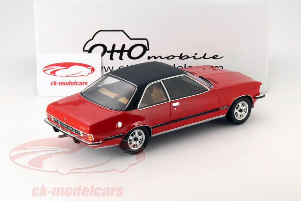 Opel Commodore B GS/E 年 1977 赤 / マット 黒 1:18 OttOmobile
