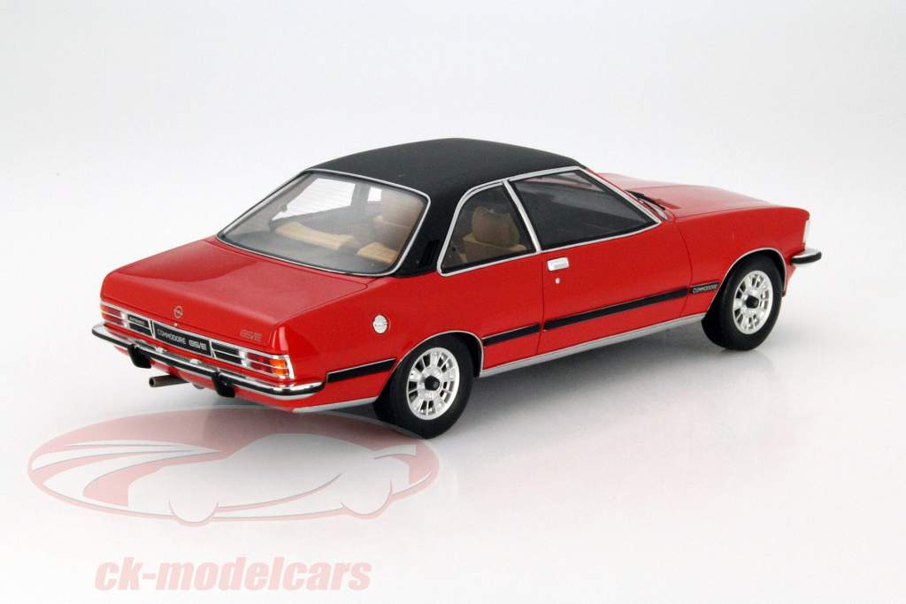 欧宝 海军准将B GS/E1977年 红 / 哑黑色 1:18 OttOmobile