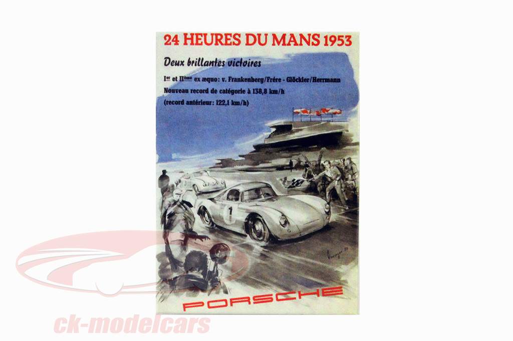磁铁销:招贴画 勒芒24小时耐力赛1953 保时捷博物馆版
