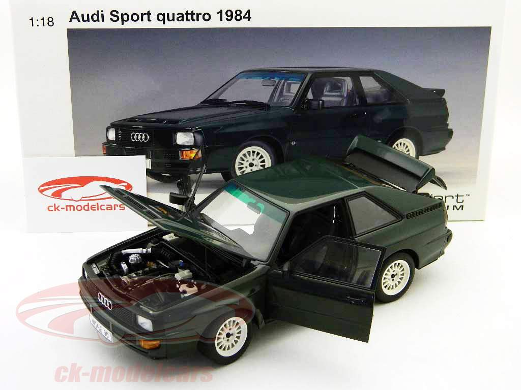 オートアートアウディスポーツクワトロ年1984緑1時18分