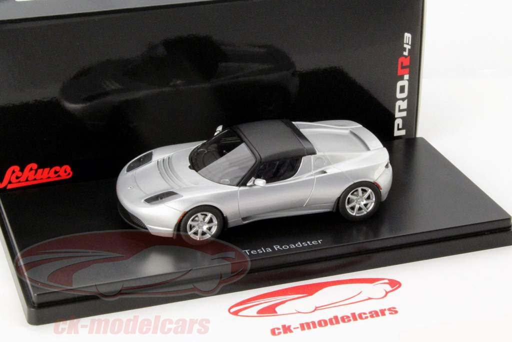 特斯拉 Tesla 跑车 银色 1:43 舒克 Schuco