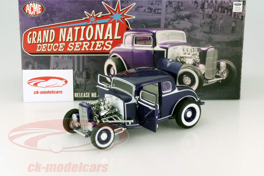 Ford 5 Window Release No.4 År 1932 lilla 1:18 GMP