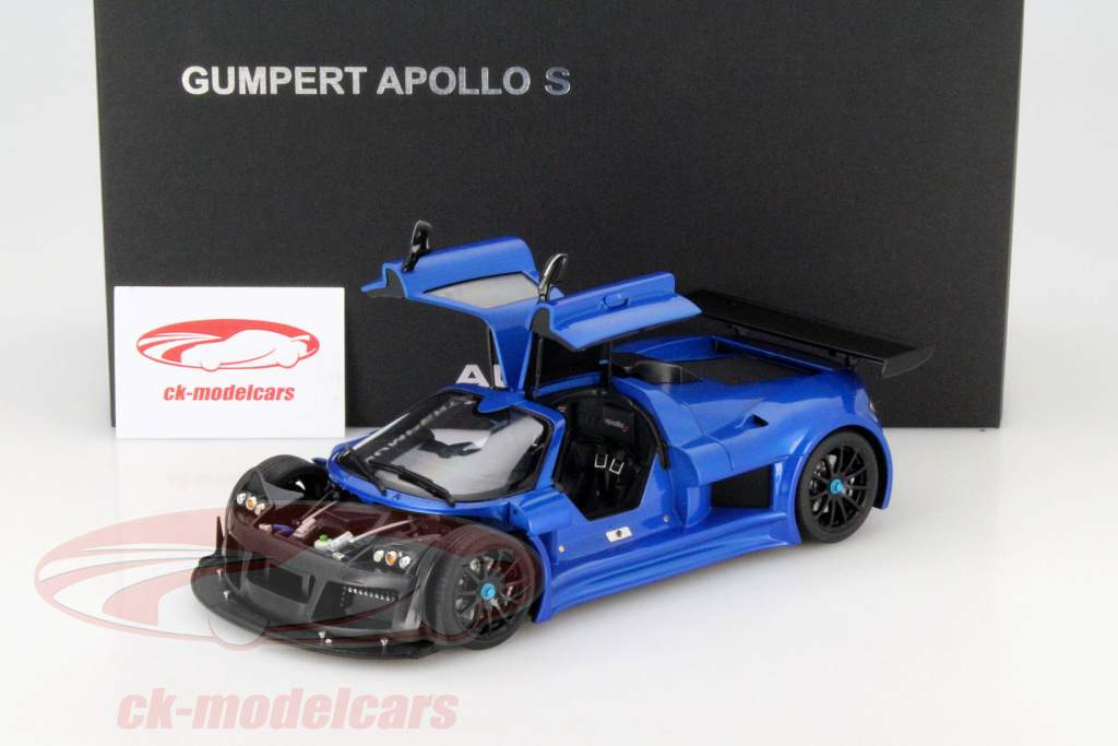 【美品】AUTOart GUMPERT APOLLO S 1/18 AUTOart 1/18 GUMPERT APOLLO S Diecast Model Car Gifts Blue