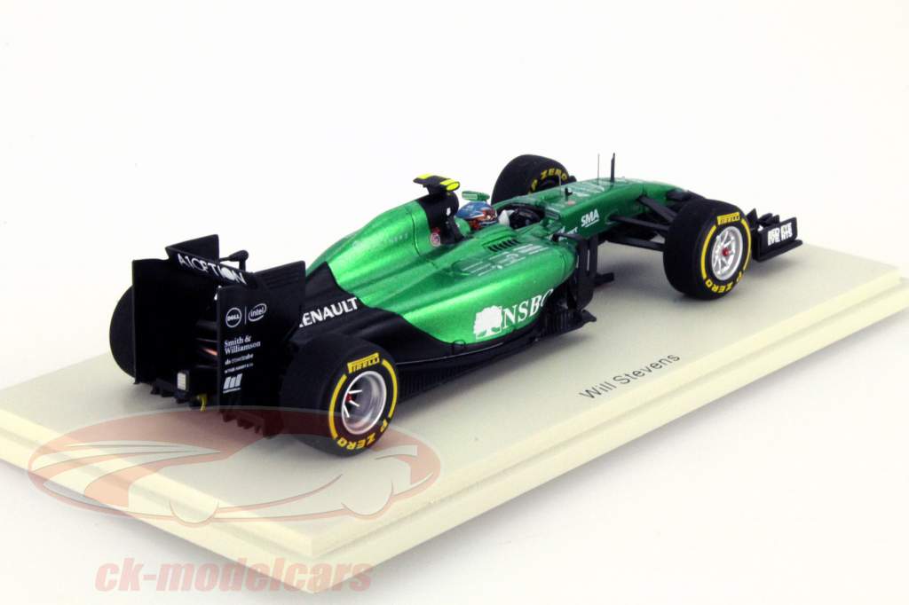 车手:威尔·史蒂文斯 凯特勒姆 CT05 阿布扎比大奖赛一级方程式 2014 1:43 Spark