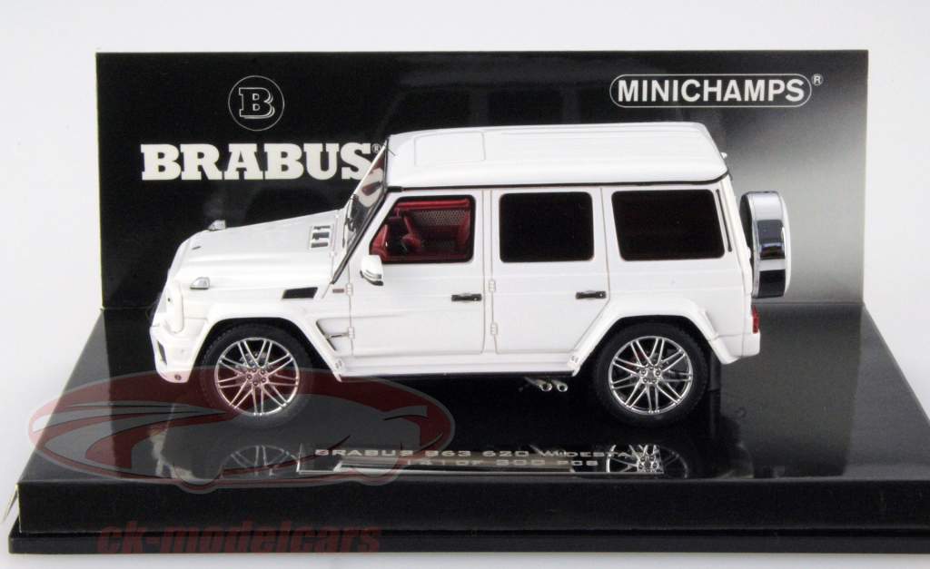 Brabus B63 620 Widestar Année 2012 blanc 1:43 Minichamps