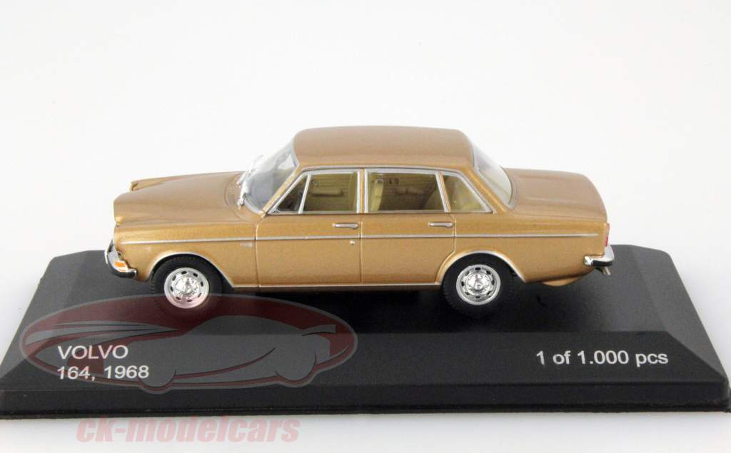 沃尔沃 164 1968年 金色 1:43 WhiteBox