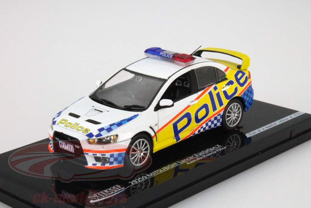 Mitsubishi Lancer Evolution X 澳大利亚 Victoria 政策 年 2010 1:43 Vitesse