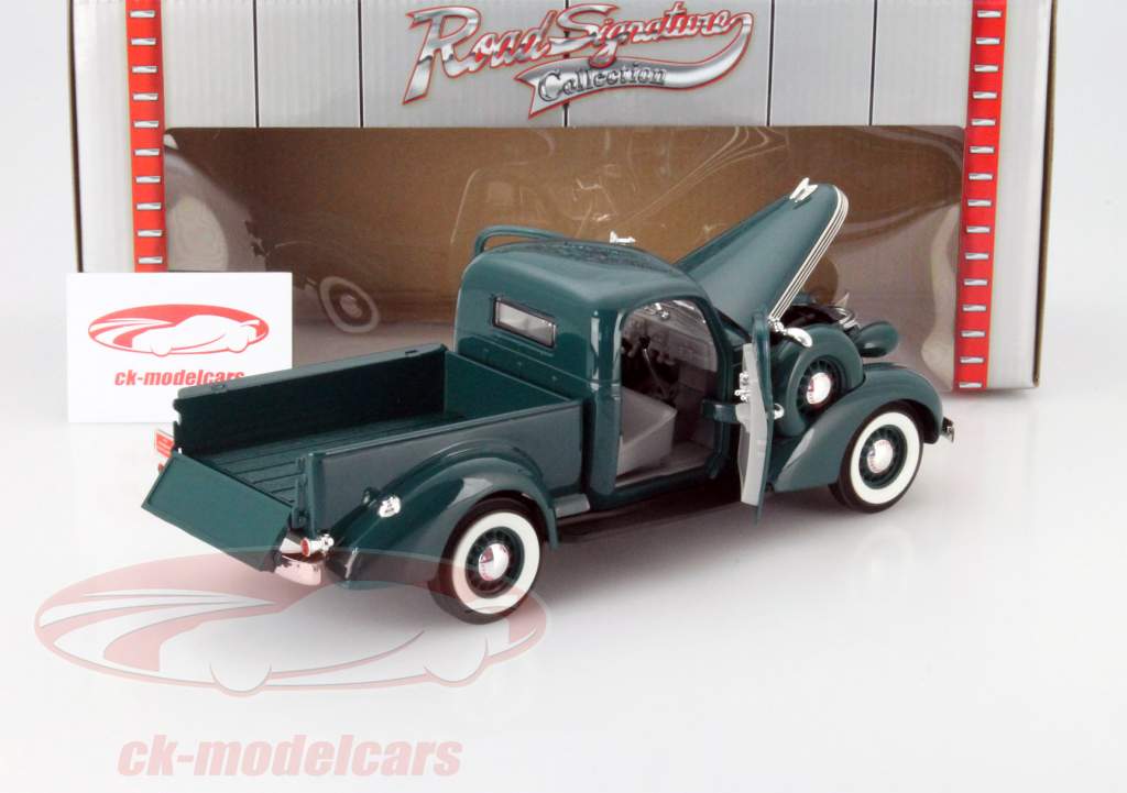 Studebaker Coupe Express Pick Up 年 1937 濃い緑色 1:18 Yatming