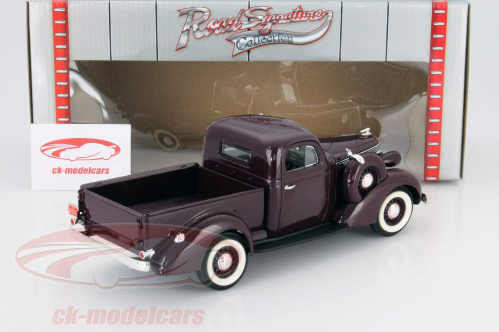 Studebaker Coupe Express Pick Up Année 1937 Bordeaux 1:18 Yatming