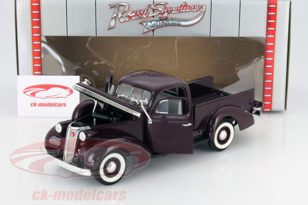 Studebaker Coupe Express Pick Up 年 1937 ボルドー 1:18 Yatming