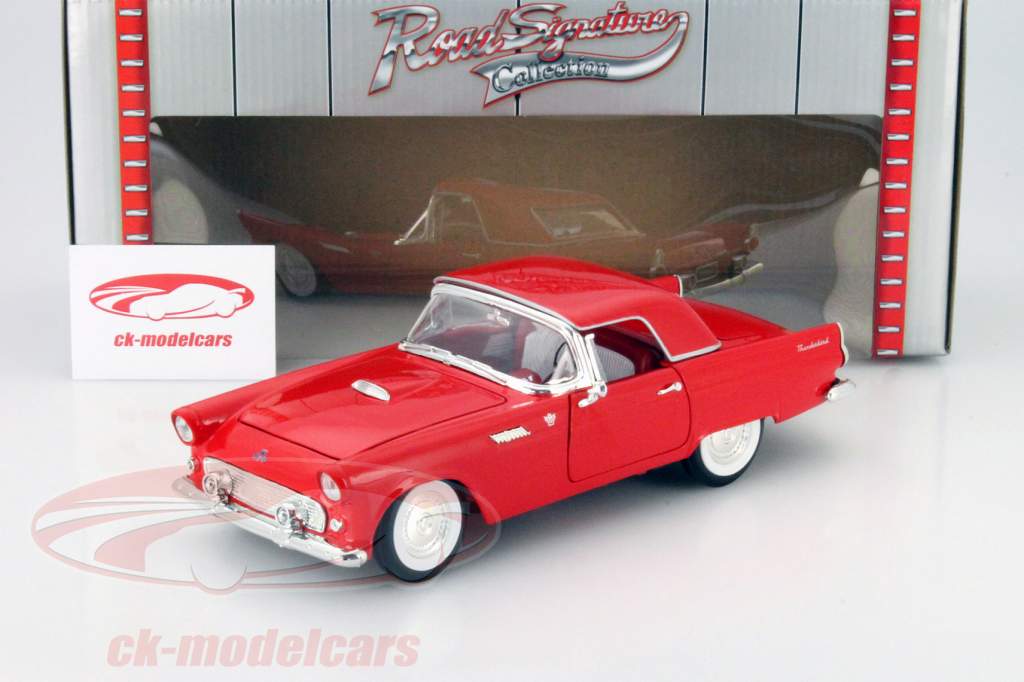 Ford Thunderbird Год 1955 красный 1:18 Yatming