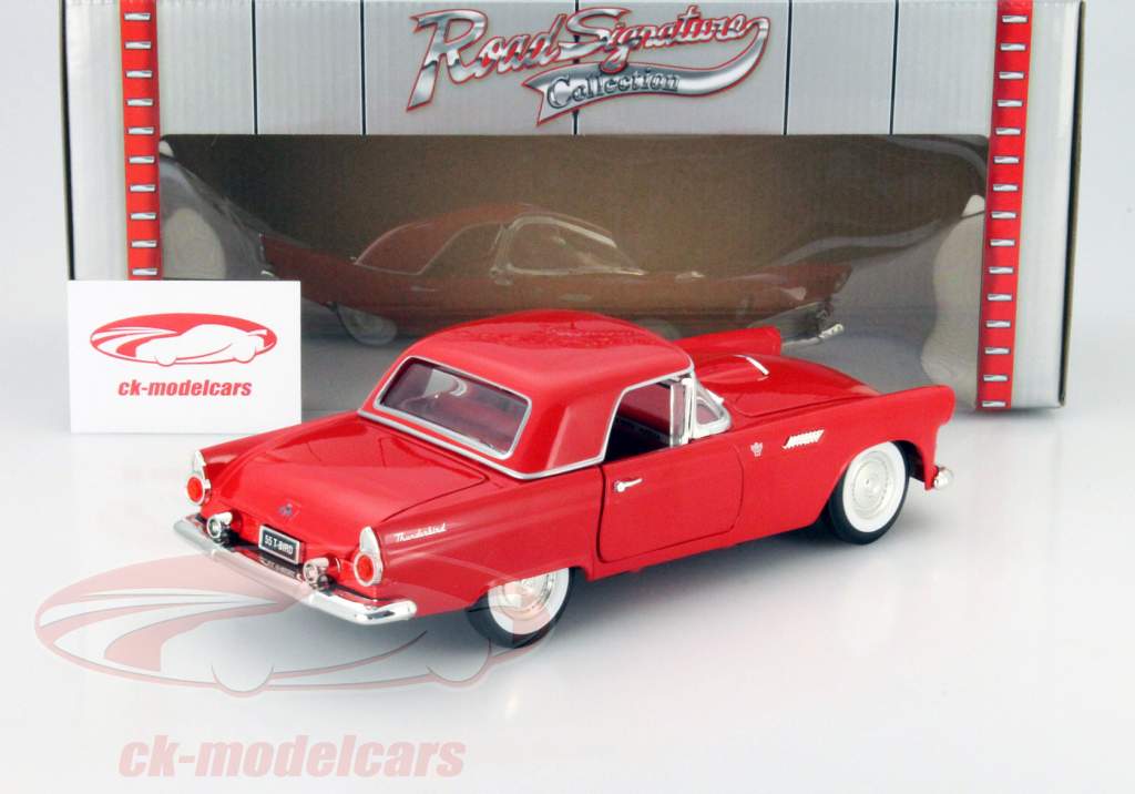 Ford Thunderbird Год 1955 красный 1:18 Yatming
