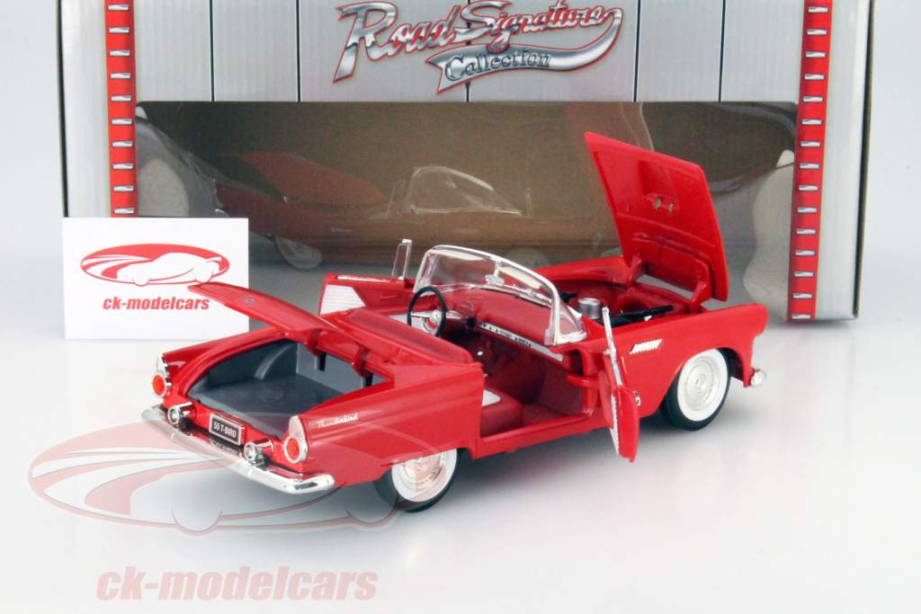 Ford Thunderbird Anno 1955 rosso 1:18 Yatming