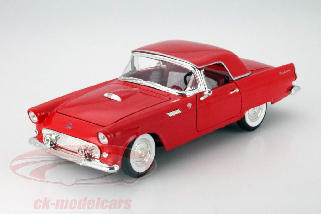 Ford Thunderbird Año 1955 rojo 1:18 Yatming