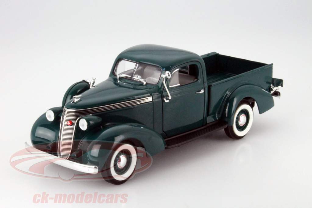 Studebaker Coupe Express Pick Up Ano 1937 verde escuro 1:18 Yatming