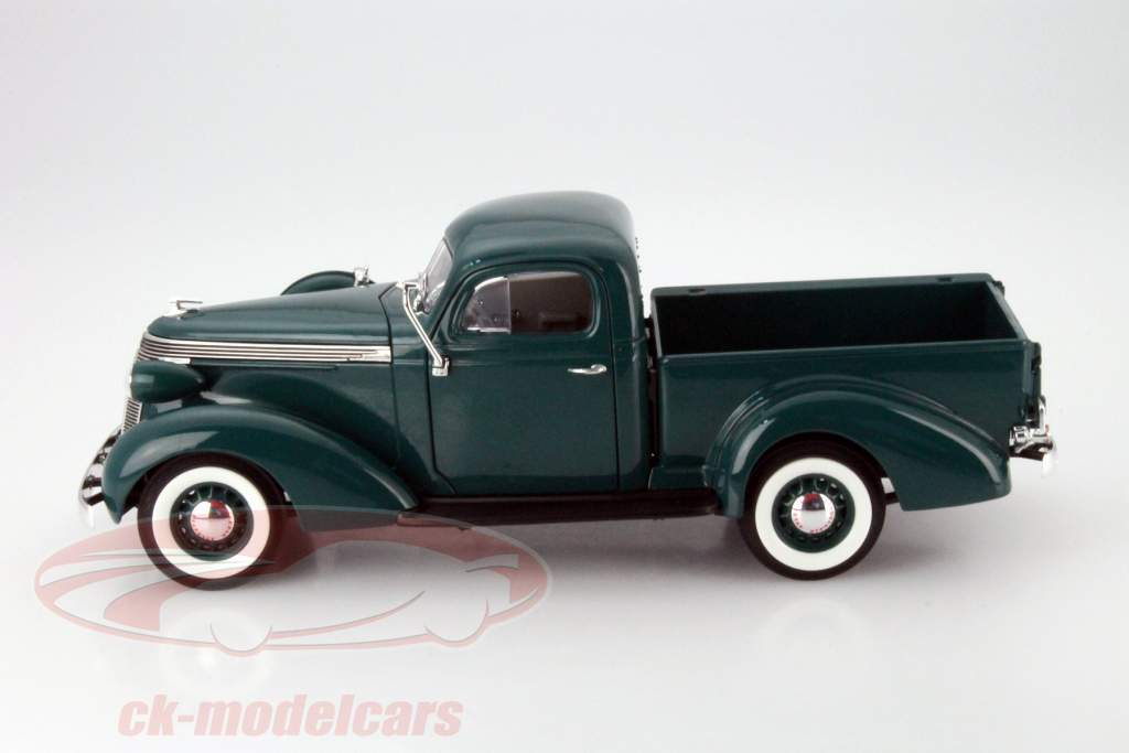 Studebaker Coupe Express Pick Up Ano 1937 verde escuro 1:18 Yatming