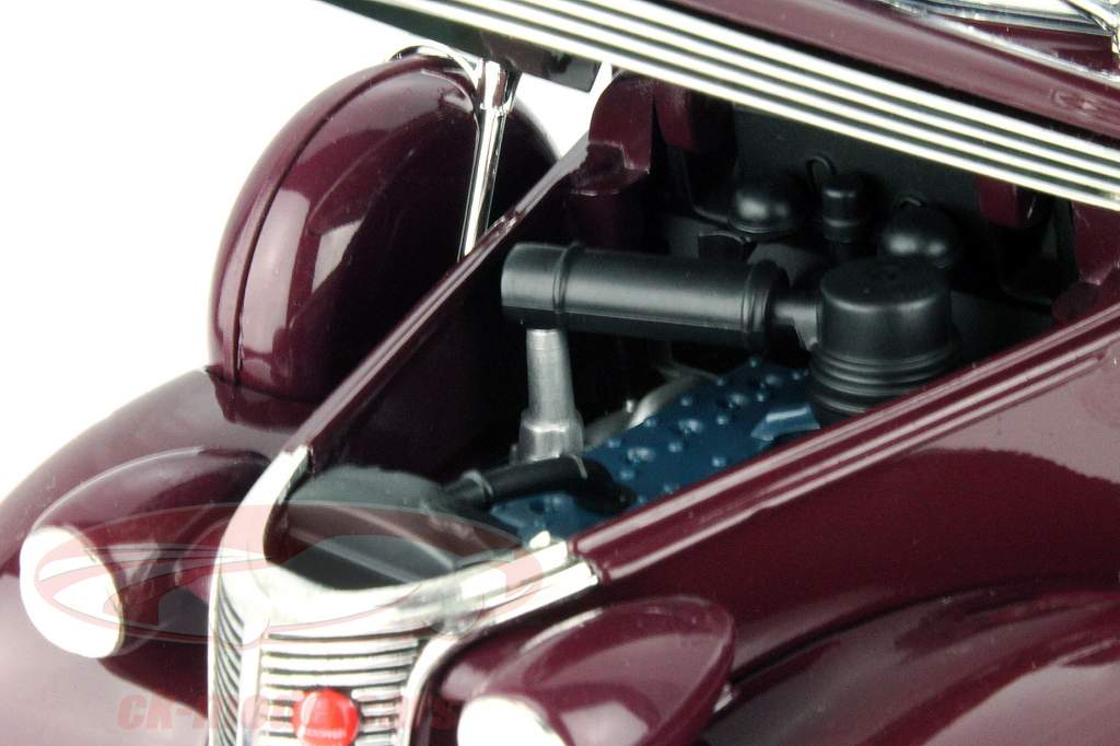 Studebaker Coupe Express Pick Up 年 1937 ボルドー 1:18 Yatming