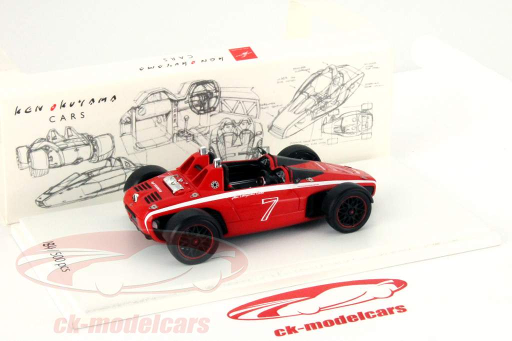 Ken Okuyama Design Kode 7 rosso / bianco 1:43 spark