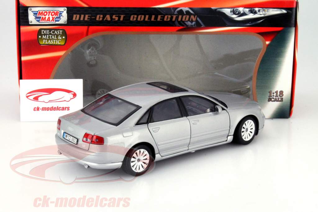 Audi A8 silver 1:18 MotorMax
