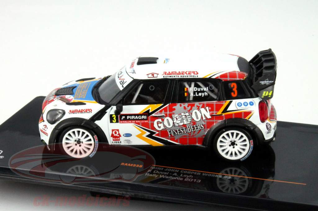 Mini John Cooper Works #3 Mitin Wallonie 2013 Duval, Leyh 1:43 Ixo