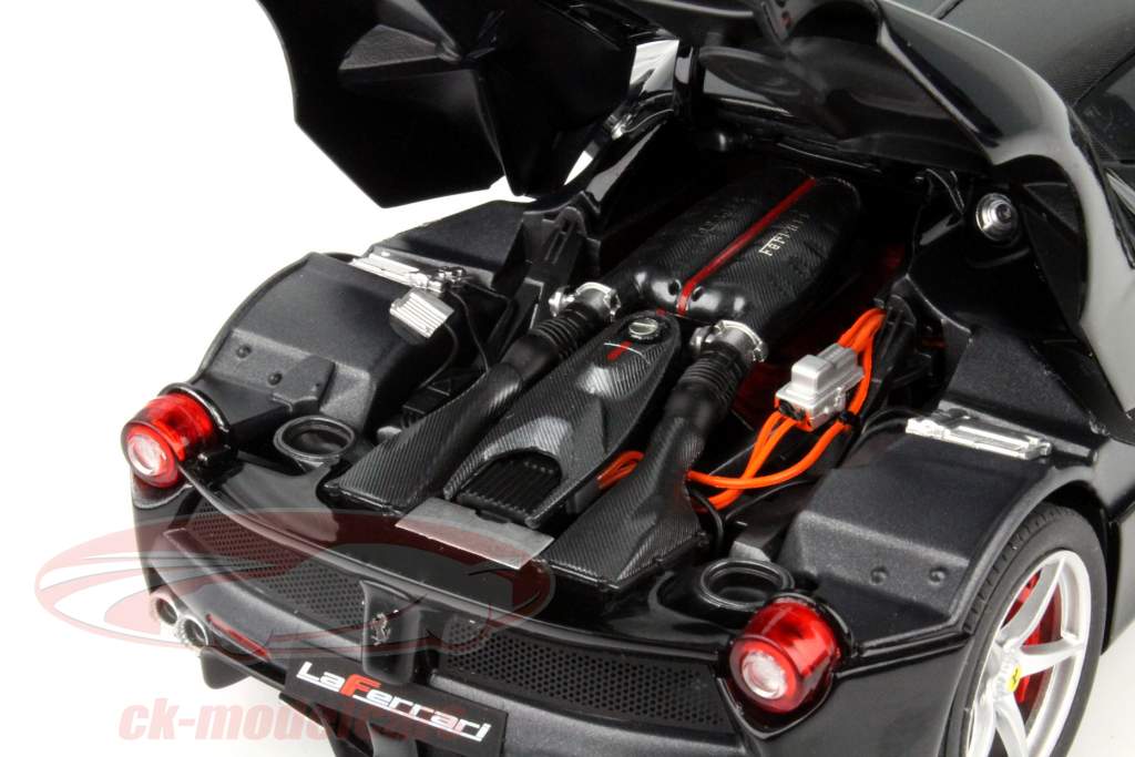法拉利 LaFerrari 制造年份 2013 黑色 1:18 风火轮 HotWheels Elite